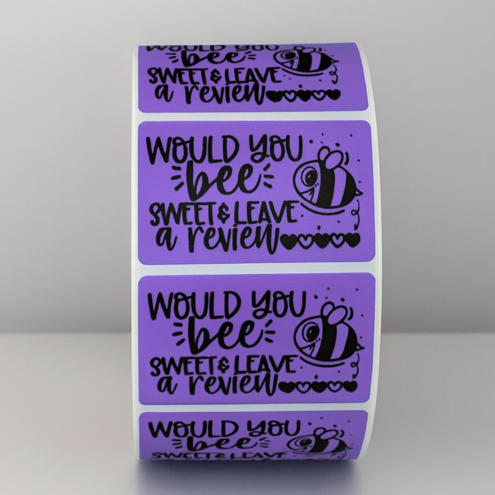 Please Leave a Review Sticker , cute thank you sticker for small business 2" - Picture 4 of 11